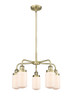 INNOVATIONS 916-5CR-AB-G311 Dover 5 22.5 inch Chandelier Antique Brass