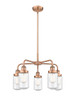 INNOVATIONS 916-5CR-AC-G314 Dover 5 22.5 inch Chandelier Antique Copper