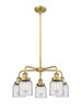 INNOVATIONS 916-5CR-BB-G52 Edison 5 23 inch Chandelier Brushed Brass