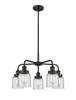 INNOVATIONS 916-5CR-BK-G52 Edison 5 23 inch Chandelier Matte Black