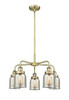 INNOVATIONS 916-5CR-AB-G58 Cone 5 23 inch Chandelier Antique Brass