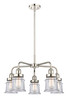 INNOVATIONS 916-5CR-PN-G182S Canton 5 23.25 inch Chandelier Polished Nickel