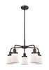 INNOVATIONS 916-5CR-OB-G181S Canton 5 23.25 inch Chandelier Oil Rubbed Bronze