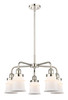 INNOVATIONS 916-5CR-PN-G181S Canton 5 23.25 inch Chandelier Polished Nickel