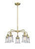 INNOVATIONS 916-5CR-AB-G184S Canton 5 23.25 inch Chandelier Antique Brass