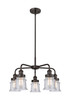 INNOVATIONS 916-5CR-OB-G184S Canton 5 23.25 inch Chandelier Oil Rubbed Bronze