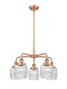 INNOVATIONS 916-5CR-AC-G302 Colton 5 23.5 inch Chandelier Antique Copper