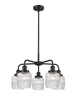 INNOVATIONS 916-5CR-BK-G302 Colton 5 23.5 inch Chandelier Matte Black