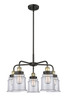 INNOVATIONS 916-5CR-BAB-G182 Canton 5 24 inch Chandelier Black Antique Brass