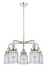 INNOVATIONS 916-5CR-PN-G184 Whitney 5 24 inch Chandelier Polished Nickel