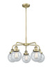 INNOVATIONS 916-5CR-AB-G204-6 Beacon 5 24 inch Chandelier Antique Brass