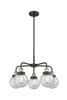 INNOVATIONS 916-5CR-BAB-G204-6 Beacon 5 24 inch Chandelier Black Antique Brass