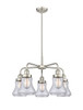 INNOVATIONS 916-5CR-SN-G192 Bellmont 5 24 inch Chandelier Satin Nickel