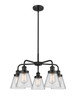 INNOVATIONS 916-5CR-BK-G62 Cone 5 24.25 inch Chandelier Matte Black