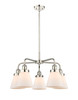 INNOVATIONS 916-5CR-PN-G61 Cone 5 24.25 inch Chandelier Polished Nickel