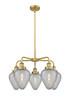 INNOVATIONS 916-5CR-BB-G165 Geneseo 5 24 inch Chandelier Brushed Brass