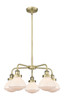 INNOVATIONS 916-5CR-AB-G321 Olean 5 24.5 inch Chandelier Antique Brass