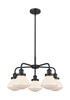 INNOVATIONS 916-5CR-BK-G321 Olean 5 24.5 inch Chandelier Matte Black