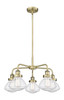 INNOVATIONS 916-5CR-AB-G324 Olean 5 24.5 inch Chandelier Antique Brass