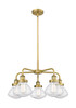 INNOVATIONS 916-5CR-BB-G324 Olean 5 24.5 inch Chandelier Brushed Brass