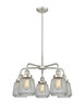 INNOVATIONS 916-5CR-SN-G142 Chatham 5 24.5 inch Chandelier Satin Nickel