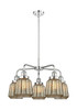 INNOVATIONS 916-5CR-PC-G146 Chatham 5 24.5 inch Chandelier Polished Chrome