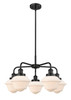 INNOVATIONS 916-5CR-BK-G531 Oxford 5 24.5 inch Chandelier Matte Black
