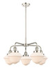 INNOVATIONS 916-5CR-PN-G531 Oxford 5 24.5 inch Chandelier Polished Nickel