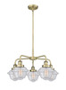 INNOVATIONS 916-5CR-AB-G534 Oxford 5 24.5 inch Chandelier Antique Brass