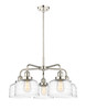 INNOVATIONS 916-5CR-PN-G713 Bell 5 26 inch Chandelier Polished Nickel