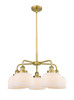 INNOVATIONS 916-5CR-BB-G71 Cone 5 26 inch Chandelier Brushed Brass