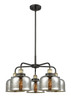 INNOVATIONS 916-5CR-BAB-G78 Cone 5 26 inch Chandelier Black Antique Brass