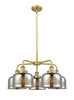 INNOVATIONS 916-5CR-BB-G78 Cone 5 26 inch Chandelier Brushed Brass