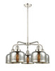 INNOVATIONS 916-5CR-PN-G78 Cone 5 26 inch Chandelier Polished Nickel