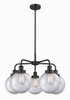 INNOVATIONS 916-5CR-BK-G202-8 Whitney 5 26 inch Chandelier Matte Black
