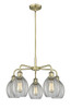 INNOVATIONS 516-5CR-AB-G82 Eaton 5 23.5 inch Chandelier Antique Brass