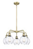 INNOVATIONS 516-5CR-AB-G362 Waverly 5 24 inch Chandelier Antique Brass