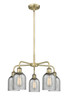 INNOVATIONS 516-5CR-AB-G257 Caledonia 5 23 inch Chandelier Antique Brass