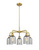 INNOVATIONS 516-5CR-BB-G257 Caledonia 5 23 inch Chandelier Brushed Brass
