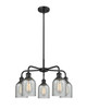 INNOVATIONS 516-5CR-BK-G257 Caledonia 5 23 inch Chandelier Matte Black