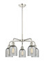 INNOVATIONS 516-5CR-PN-G257 Caledonia 5 23 inch Chandelier Polished Nickel