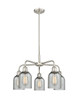 INNOVATIONS 516-5CR-SN-G257 Caledonia 5 23 inch Chandelier Satin Nickel
