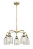 INNOVATIONS 516-5CR-AB-G259 Caledonia 5 23 inch Chandelier Antique Brass