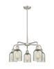 INNOVATIONS 516-5CR-SN-G259 Caledonia 5 23 inch Chandelier Satin Nickel