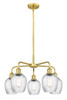 INNOVATIONS 516-5CR-SG-G292 Salina 5 23 inch Chandelier Satin Gold