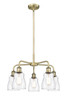 INNOVATIONS 516-5CR-AB-G392 Ellery 5 22.75 inch Chandelier Antique Brass