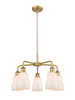 INNOVATIONS 516-5CR-BB-G391 Ellery 5 22.75 inch Chandelier Brushed Brass