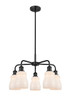 INNOVATIONS 516-5CR-BK-G391 Ellery 5 22.75 inch Chandelier Matte Black