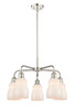 INNOVATIONS 516-5CR-PN-G391 Ellery 5 22.75 inch Chandelier Polished Nickel