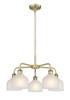 INNOVATIONS 516-5CR-AB-G411 Dayton 5 23.5 inch Chandelier Antique Brass